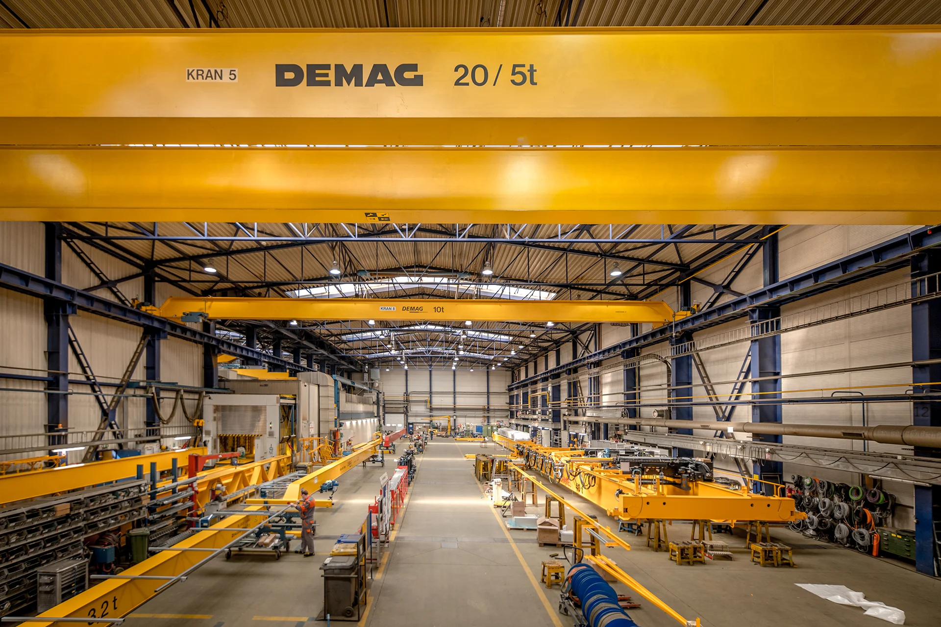 Výroba jeřábů DEMAG